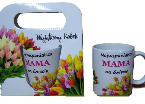 kubek w torebce Najwspanialsza Mama na świecie 300 ml