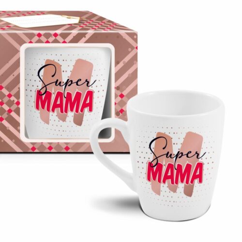 Kubek w pudełku 300ml "Super Mama"