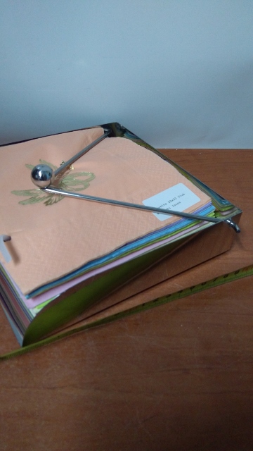 Serwetnik metalowy 18X18X4 - obrazek 2