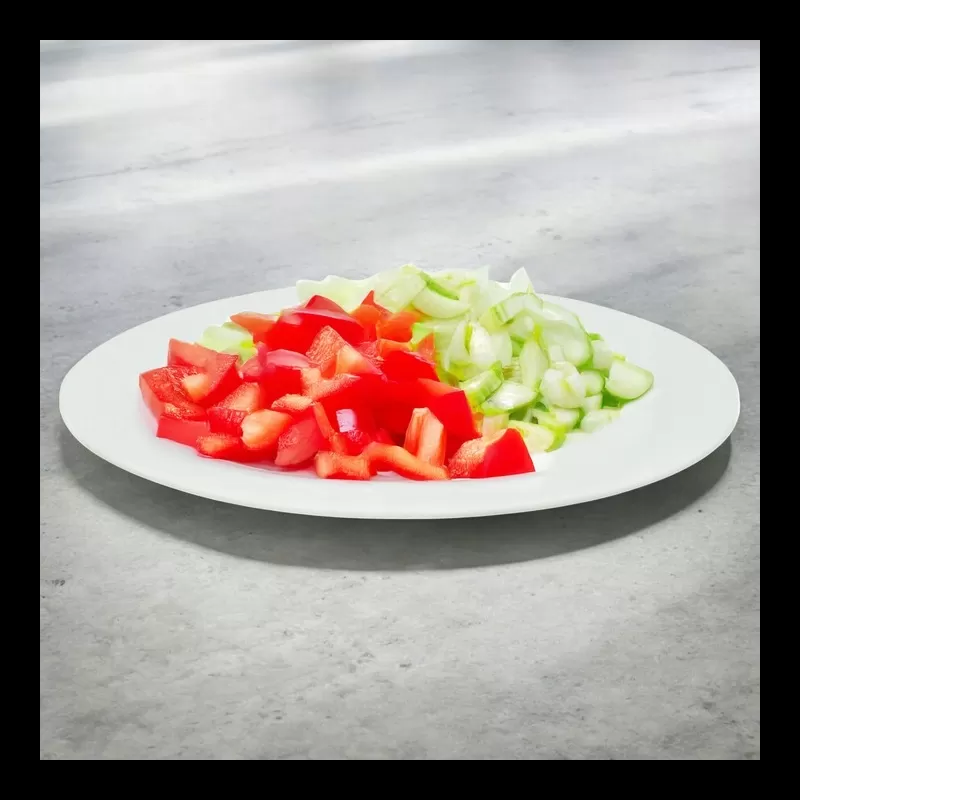 Półmisek na przekąski 24x17cm - obrazek 3