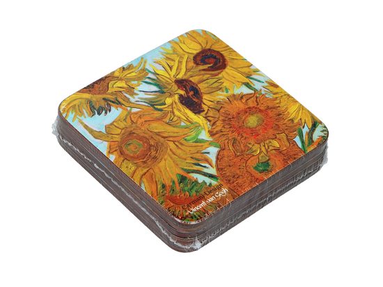 Komplet 6 podkładek korkowych - V. van Gogh, Słoneczniki CARMANI - obrazek 2