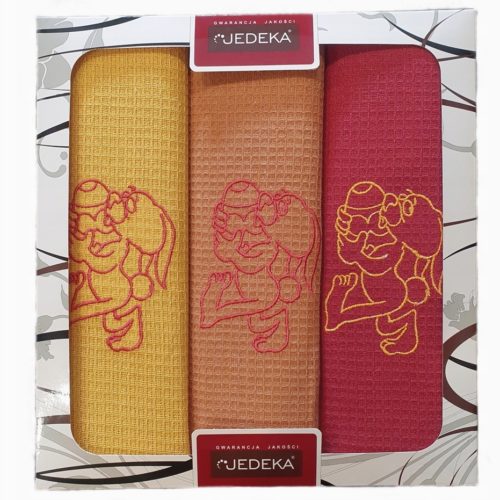 Komplet ścierek Wielkanoc 3szt. 45x60cm - Haft