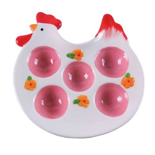 Talerz na jajka 18,5 x 18 x 3 cm