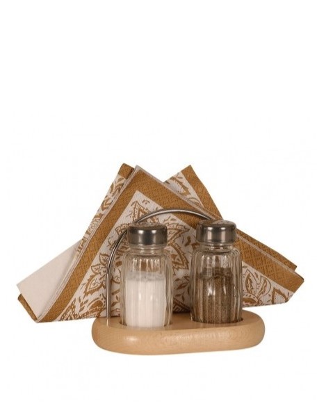 Przyprawnik szklany z serwetnikiem President Line - obrazek 2