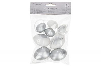 Zawieszka jajko 8szt. 4-6cm.