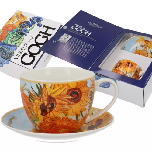 Filiżanka ze spodkiem - V. van Gogh, Słoneczniki (CARMANI)