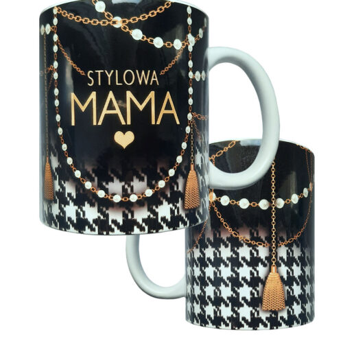 Kubek ceramiczny Glamour stylowa Mama K154