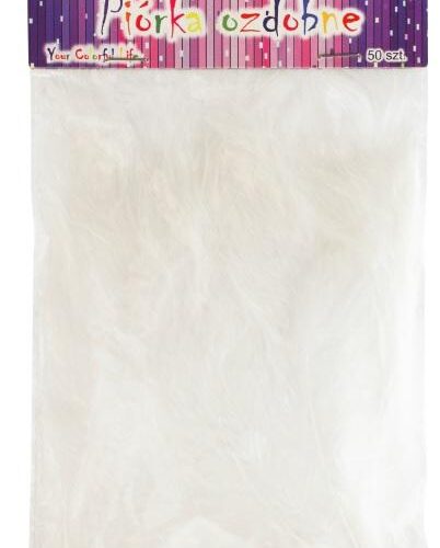 pióra 50szt. 10-12cm BIAŁE    P-002