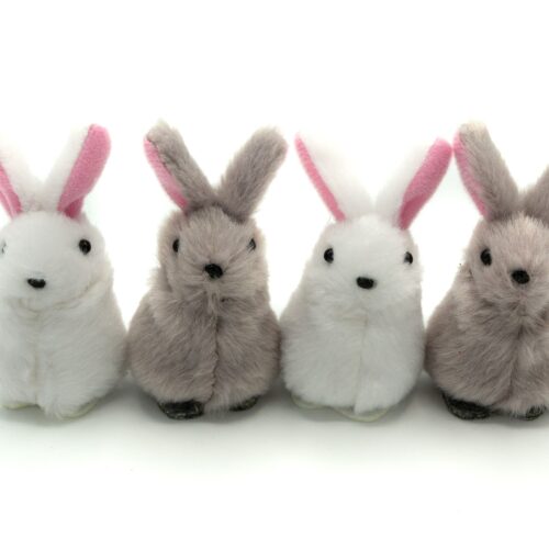 Króliczki wielkanocne 7cm - 4szt.