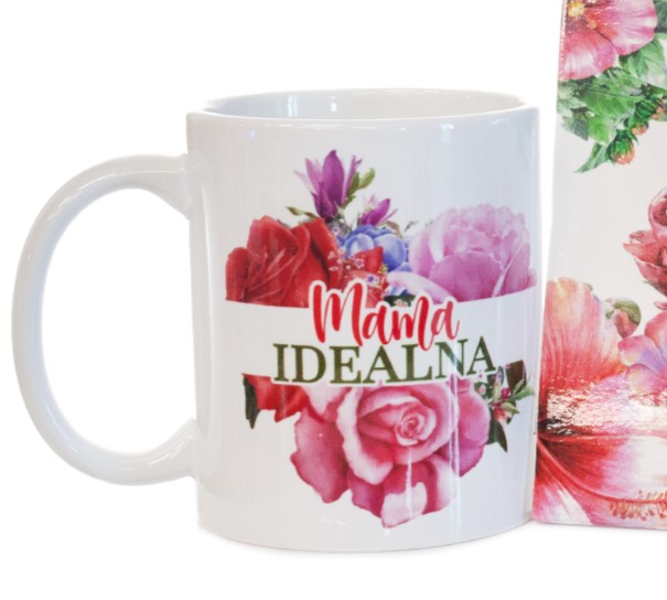 Kubek ceramiczny w opakowaniu "Mama Idealna" - obrazek 2
