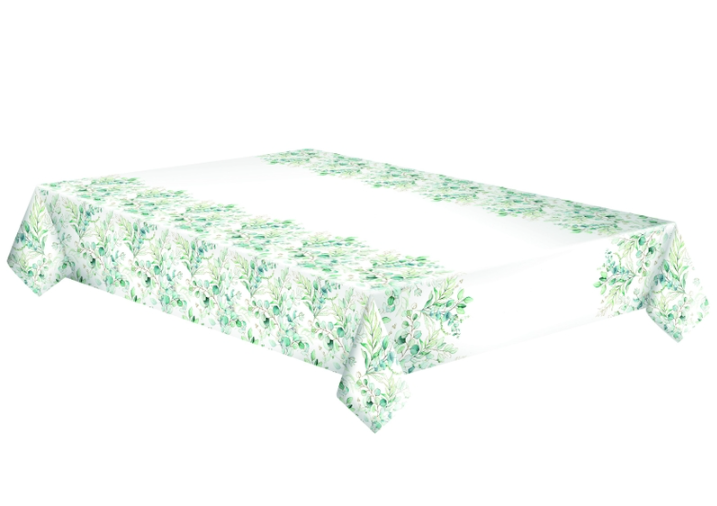 Obrus papierowy 120x180cm gałązki eukaliptusa