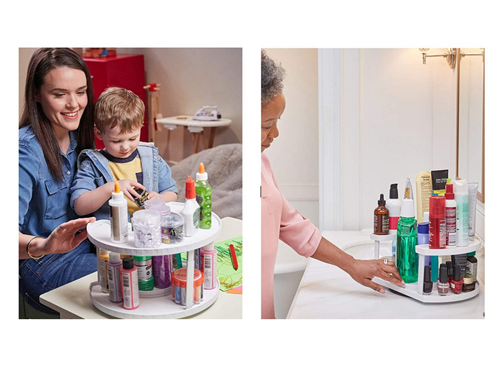 Organizer na pojemniki półka na przyprawy obrotowy - obrazek 2