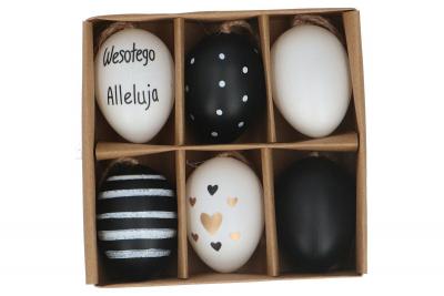 Zawieszka jajko 6szt. 6cm.