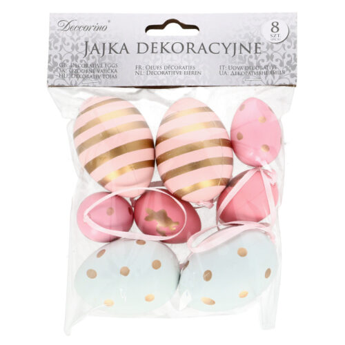 Zawieszka jajka 8szt. mix