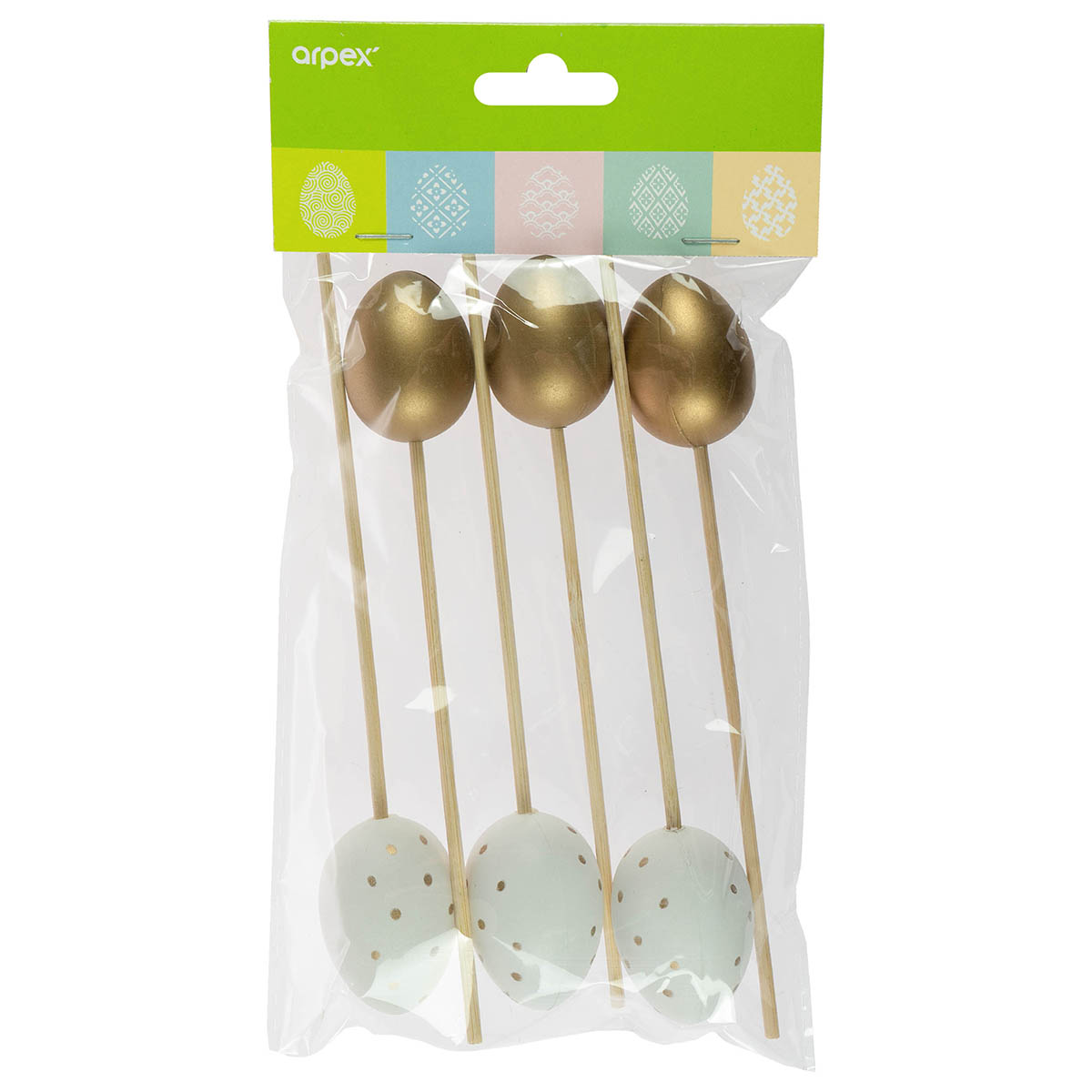 Jajeczka na piku glamour 6 szt. - obrazek 2