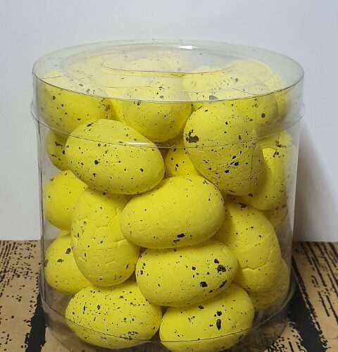 Jajka w kloszu 3cm ŻÓŁTE 36szt