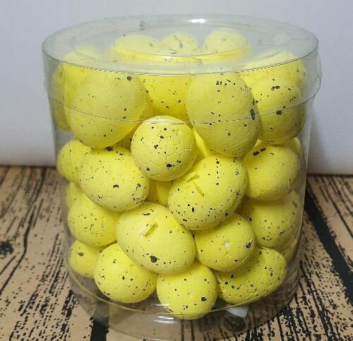 Jajka w kloszu 2,5cm ŻÓŁTE 50szt