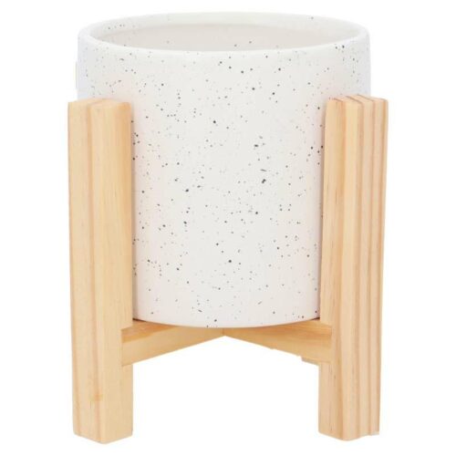 Osłonka 2szt - ceramiczna na nóżkach 15x15x16cm