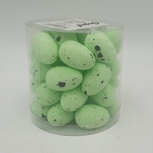 Jajka w kloszu 2,5cm jasno zielone 36 szt